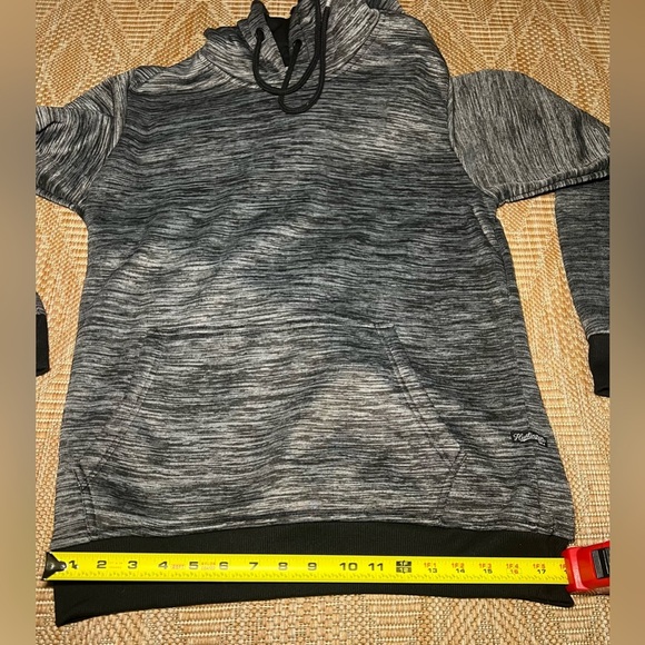 Huntington BC Men's Two Tone Grey Pullover Sweatshirt/Hoodie,Size Small - Picture 7 of 9